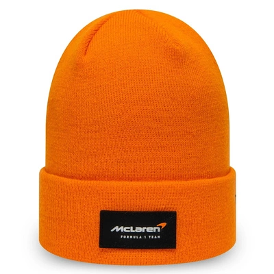 McLaren F1 Team New Era Essential Cuff Beanie - Papaya