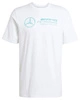 Koszulka Mercedes AMG Petronas F1 adidas Graphic DNA - White