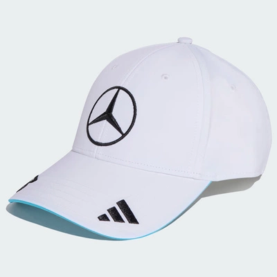 Mercedes AMG Petronas F1 adidas 2025 George Russell Driver Hat - White