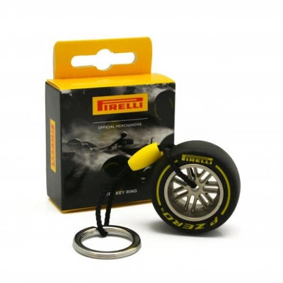 Pirelli Tyre Key Ring White