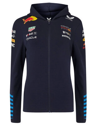 Bluza damska Red Bull Racing F1 2024 Full Zip Hoodie