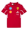 Scuderia Ferrari F1 Kids 2025 Team T-Shirt - Dark Cherry