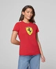 Koszulka damska Scuderia Ferrari F1 Large Shield - Dark Cherry