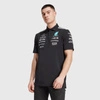 Koszulka polo Mercedes AMG Petronas F1 adidas 2025 - Black