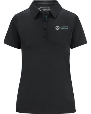 Koszulka polo damska Mercedes AMG F1 Classic