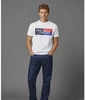 Red Bull Racing x Pepe Jeans - Men's Color Block Logo T-shirt - White