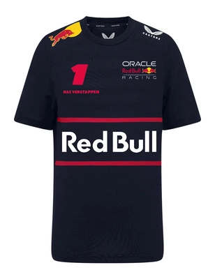 Red Bull Racing F1 Kid's 2025 Max Verstappen T-Shirt - Navy