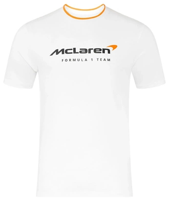 McLaren F1 Team Men's Core Essentials Logo T-Shirt - White