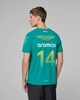 Aston Martin F1 Men's 2025 Fernando Alonso Driver T-Shirt - Green