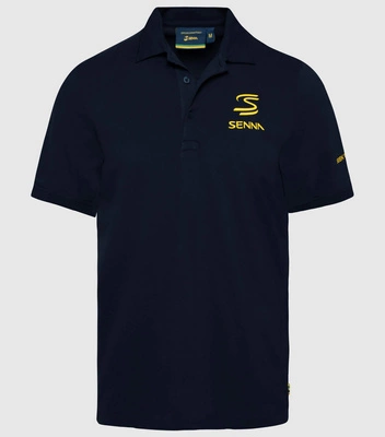 Ayrton Senna F1 Men's Legacy Polo Shirt - Navy
