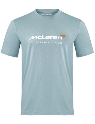 Koszulka dziecięca McLaren F1 Core Essentials Logo - Cloud Blue