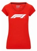 F1 Tech Collection Women's Large Logo T-Shirt Red