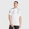 Koszulka polo Mercedes AMG Petronas F1 adidas 2025 - White