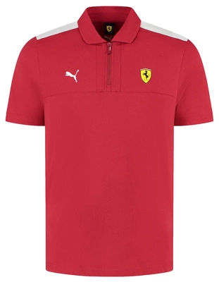 Koszulka polo Scuderia Ferrari F1 Classic - Dark Cherry