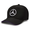 Mercedes AMG Petronas F1 Kids 2024 Lewis Hamilton Driver Hat - Black