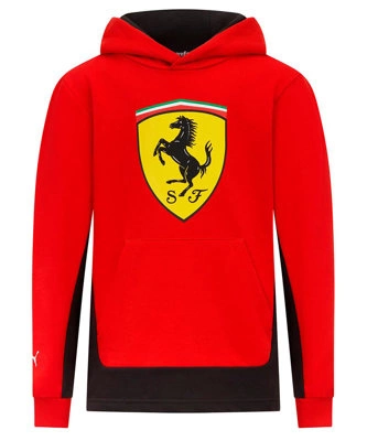 Scuderia Ferrari F1 Kids Shield Hoodie - Red