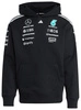 Mercedes AMG Petronas F1 adidas 2025 Men's Team Hoodie - Black