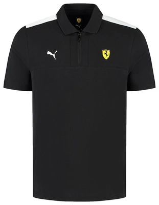 Scuderia Ferrari F1 Men's Classic Polo Shirt - Black