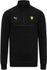 Scuderia Ferrari F1 Men's Quarter Zip Sweater - Black
