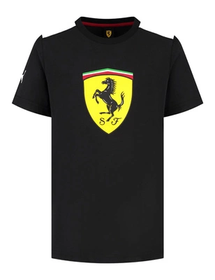 Koszulka dziecięca Scuderia Ferrari F1 Large Shield - Black