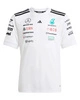 Mercedes AMG Petronas F1 adidas 2025 Kids Team Driver T-Shirt - White
