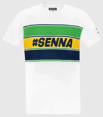 Koszulka Ayrton Senna Hashtag - White