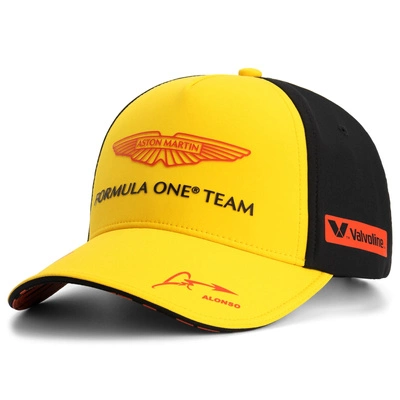 Aston Martin F1 2025 Spanish GP Fernando Alonso Hat - Yellow