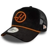 MoneyGram Haas F1 Team New Era 9Forty Cord Trucker Hat - Black