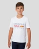 Red Bull Racing F1 Kids Large Logo T-Shirt - White