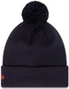 New Era Red Bull Racing Essential Bobble Knit Beanie Hat - Navy