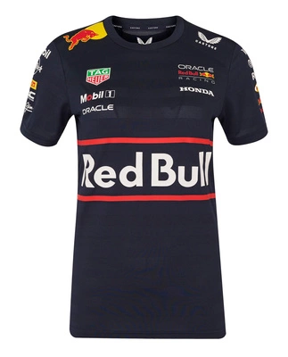 Red Bull Racing F1 Women's 2025 Team T-Shirt - Navy
