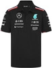 Mercedes AMG Petronas F1 Men's 2024 Team Polo Shirt - Black