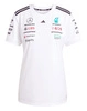 Koszulka damska Mercedes AMG Petronas F1 adidas 2025 Driver - White
