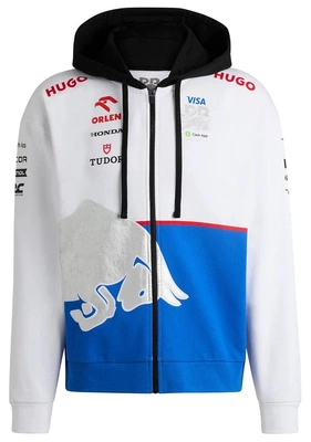 Visa Cash App RB F1 Team Men's 2024 Full Zip Hoodie by HUGO