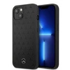 Mercedes-Benz Hard Case Leather Stars Pattern iPhone 13 mini