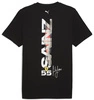 Scuderia Ferrari F1 Men's Carlos Sainz Driver T-Shirt - Black