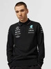 Mercedes AMG F1 Men's Knitted Long Sleeve Polo