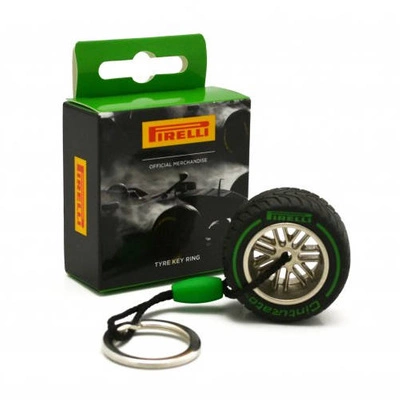 Breloczek Pirelli Tyre Intermediate Green