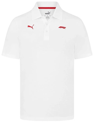 Koszulka polo PUMA Essentials F1 Logo - White