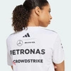 Koszulka damska Mercedes AMG Petronas F1 adidas 2025 Driver - White