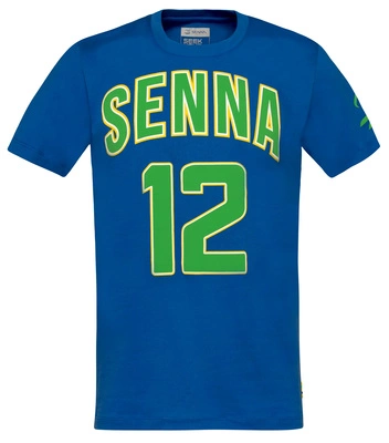 Koszulka Ayrton Senna 12 Graphic - Blue