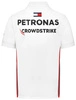 Mercedes AMG Petronas F1 Men's Team Polo Shirt - White