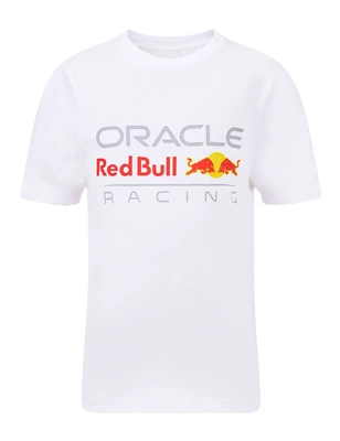 Red Bull Racing F1 Kid's Core Logo T-Shirt - White