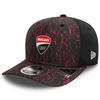 Ducati New Era 9FIFTY Crinkle All Over Print Baseball Cap - Black