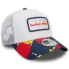 Red Bull Racing F1 New Era Abstract E-Frame Trucker Hat - White