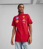 Scuderia Ferrari F1 Men's 2025 Team Short Sleeve Shirt - Dark Cherry
