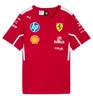 Scuderia Ferrari F1 Women's 2025 Team T-Shirt - Dark Cherry