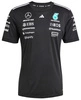 Koszulka Mercedes AMG Petronas F1 adidas 2025 Driver - Black