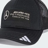 Mercedes AMG Petronas F1 adidas 2025 Logo Trucker Cap - Black