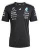 Mercedes AMG Petronas F1 adidas 2025 Women's Team Driver T-Shirt - Black